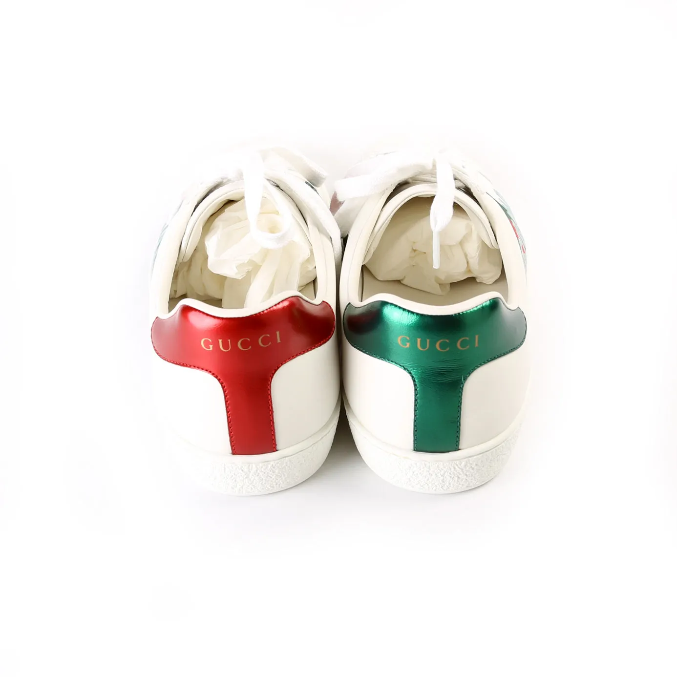 Ace Wb 'Gucci Band' Sneakers Size 38.5 (Men's Size 6.5)