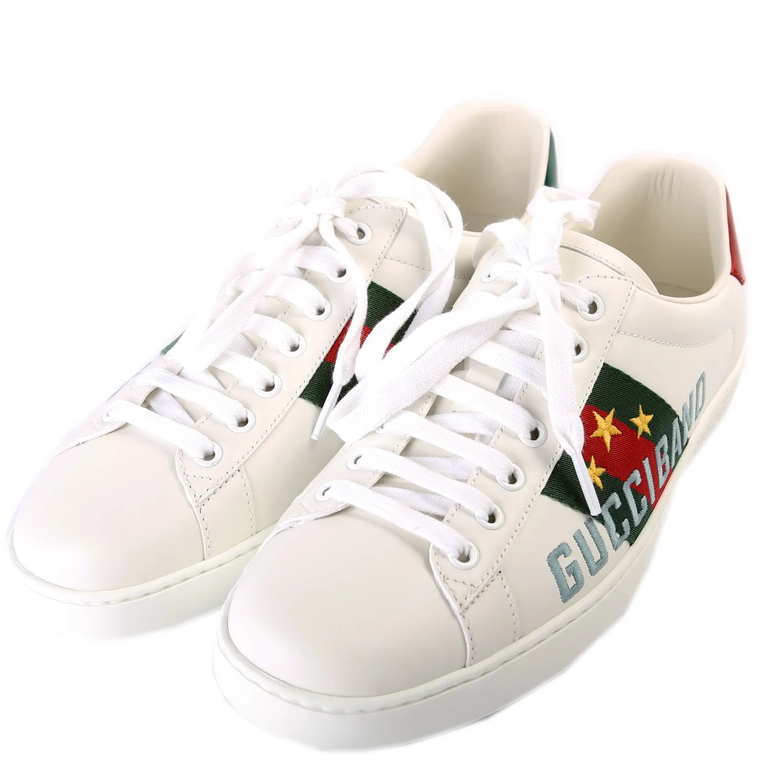 Ace Wb 'Gucci Band' Sneakers Size 38.5 (Men's Size 6.5)