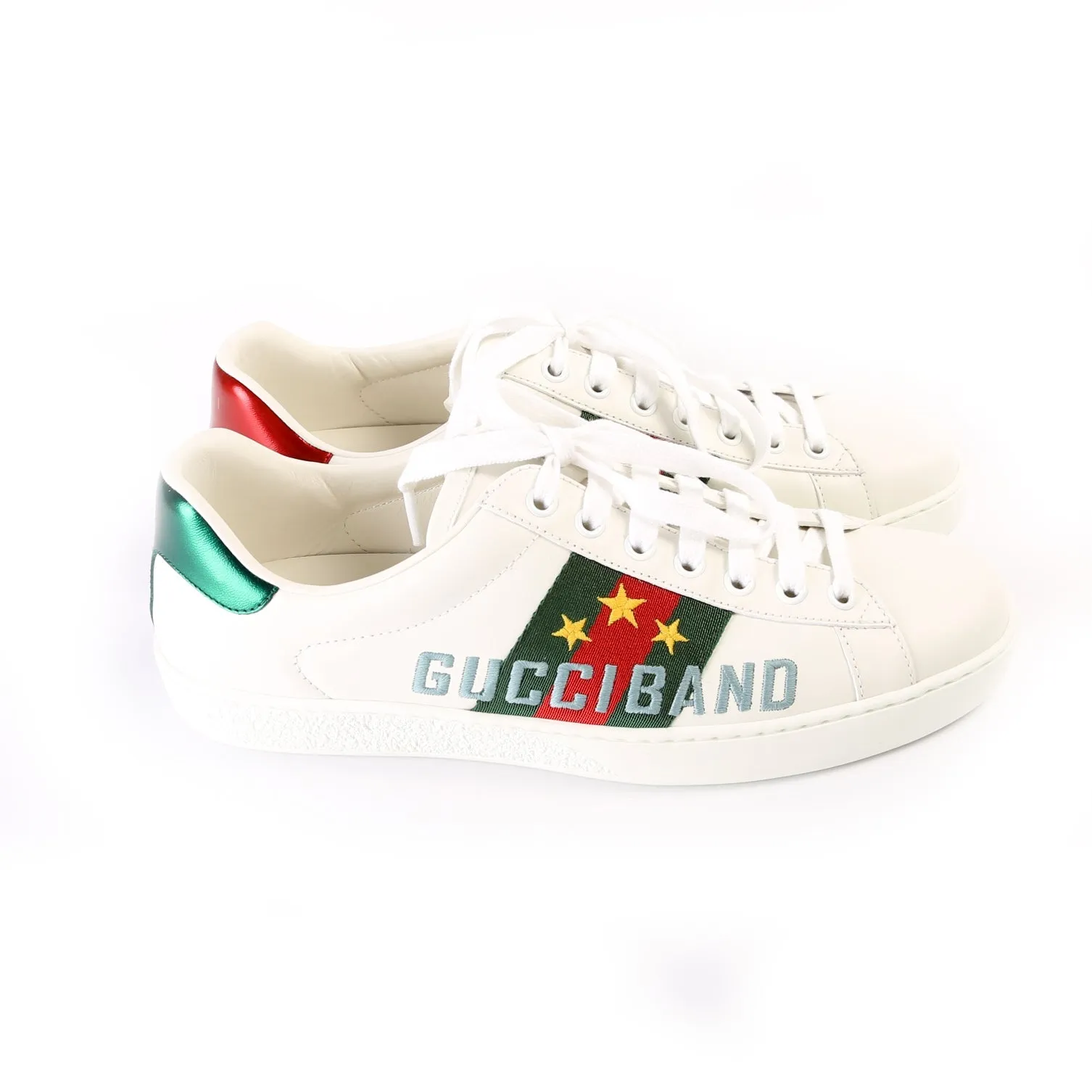 Ace Wb 'Gucci Band' Sneakers Size 38.5 (Men's Size 6.5)