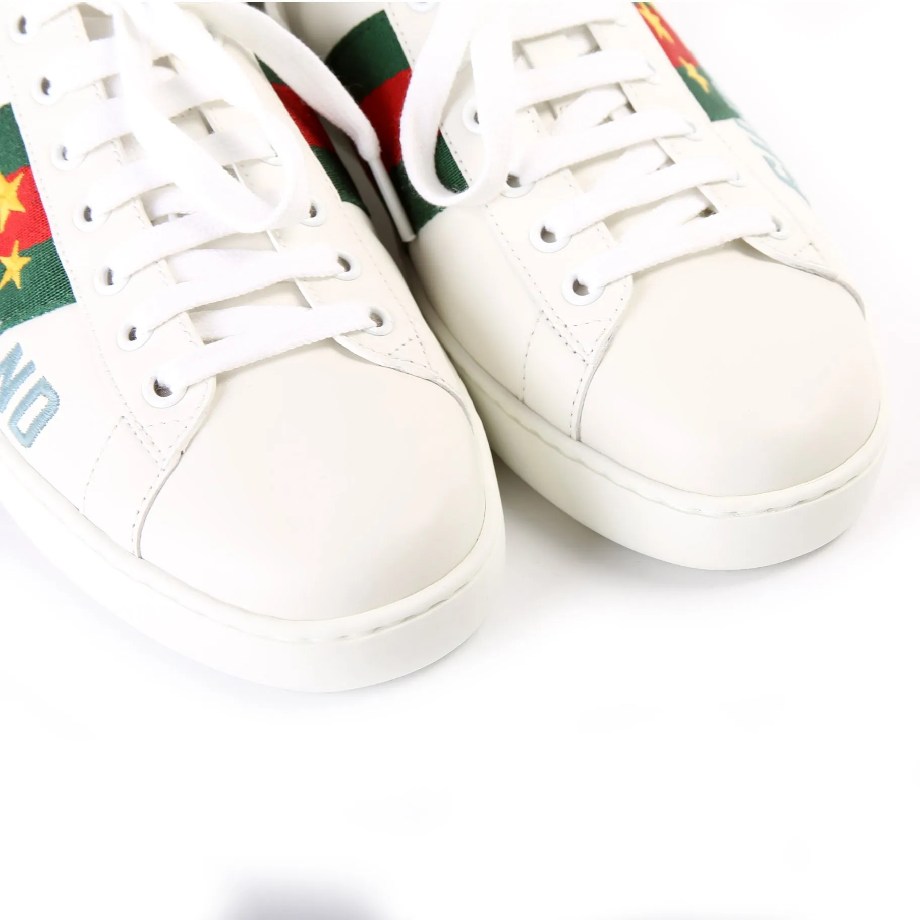 Ace Wb 'Gucci Band' Sneakers Size 38.5 (Men's Size 6.5)