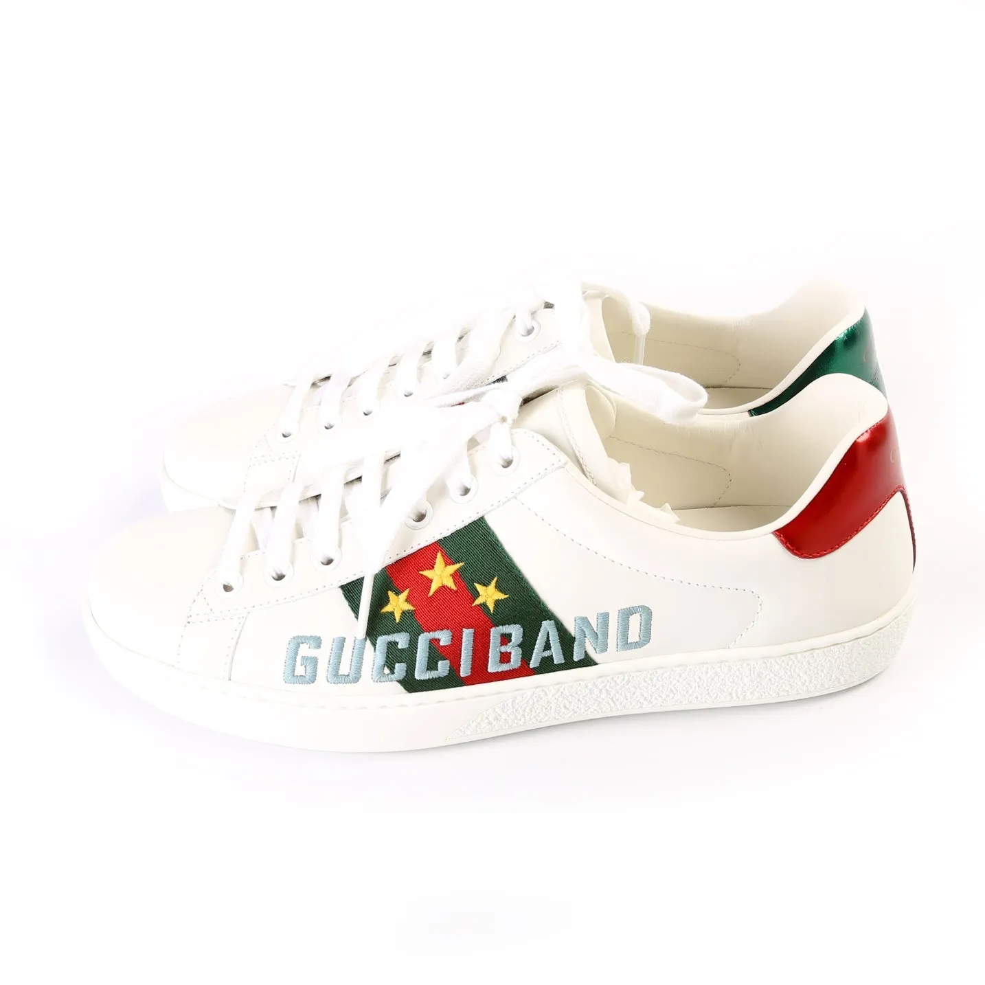 Ace Wb 'Gucci Band' Sneakers Size 38.5 (Men's Size 6.5)