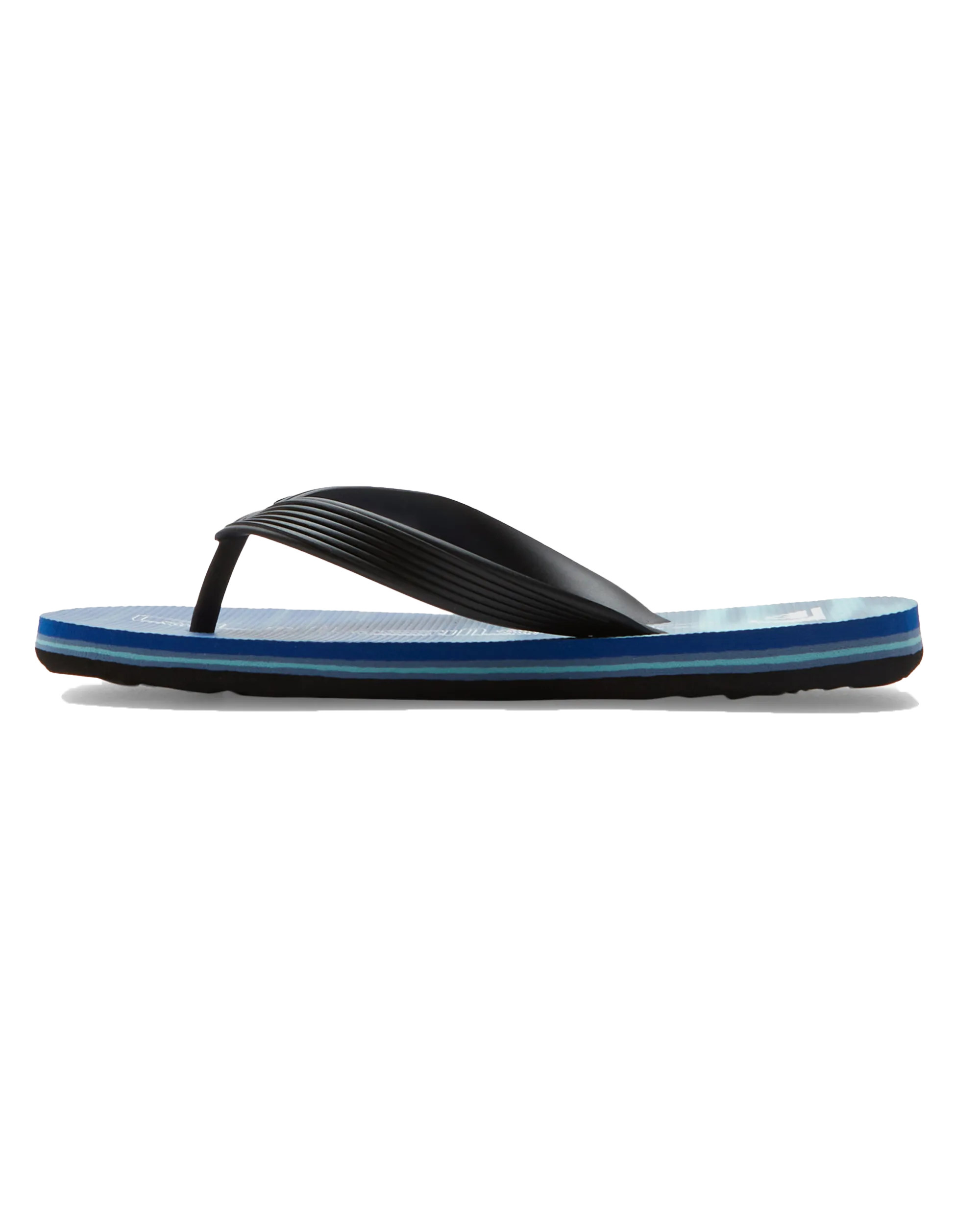 Boys Molokai Art II Flip Flops in Blue 2