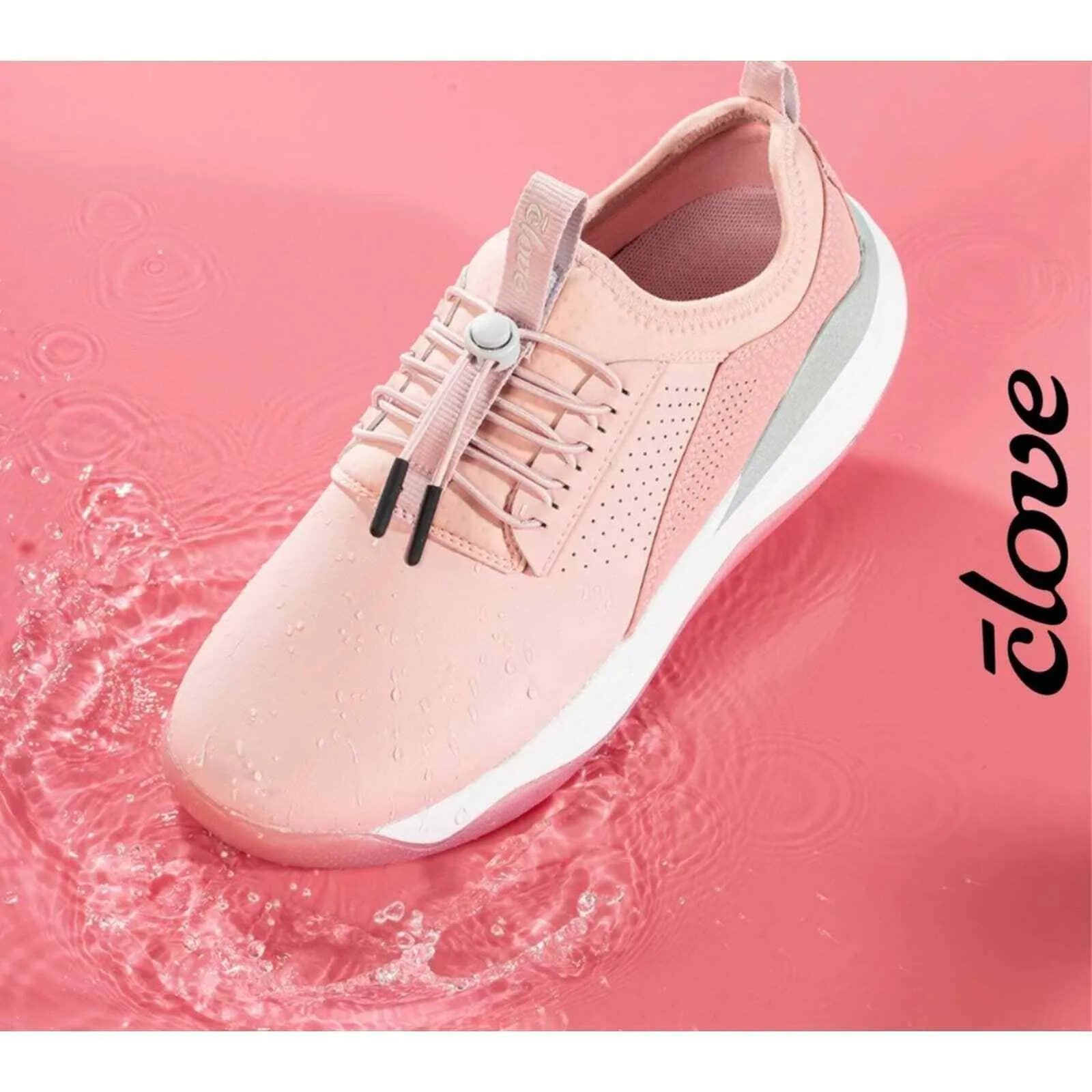 Clove Classic Shoes Sneakers Healthcare Nursing Pink Up Size 8 New