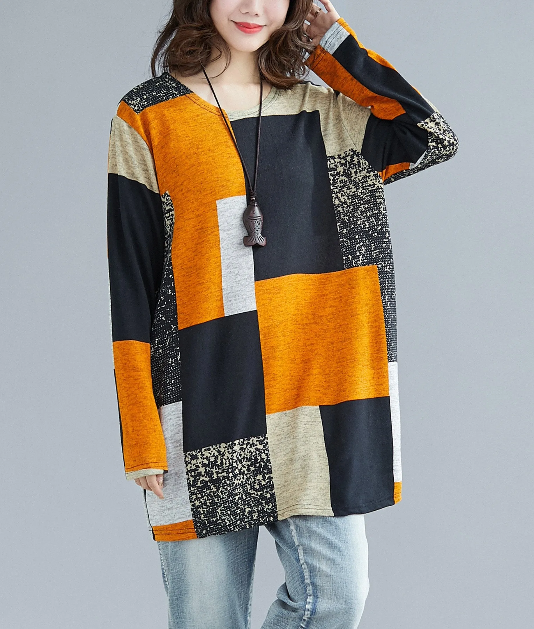 ellazhu Long Sleeve Tshirt Top GA2059
