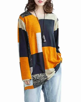 ellazhu Long Sleeve Tshirt Top GA2059