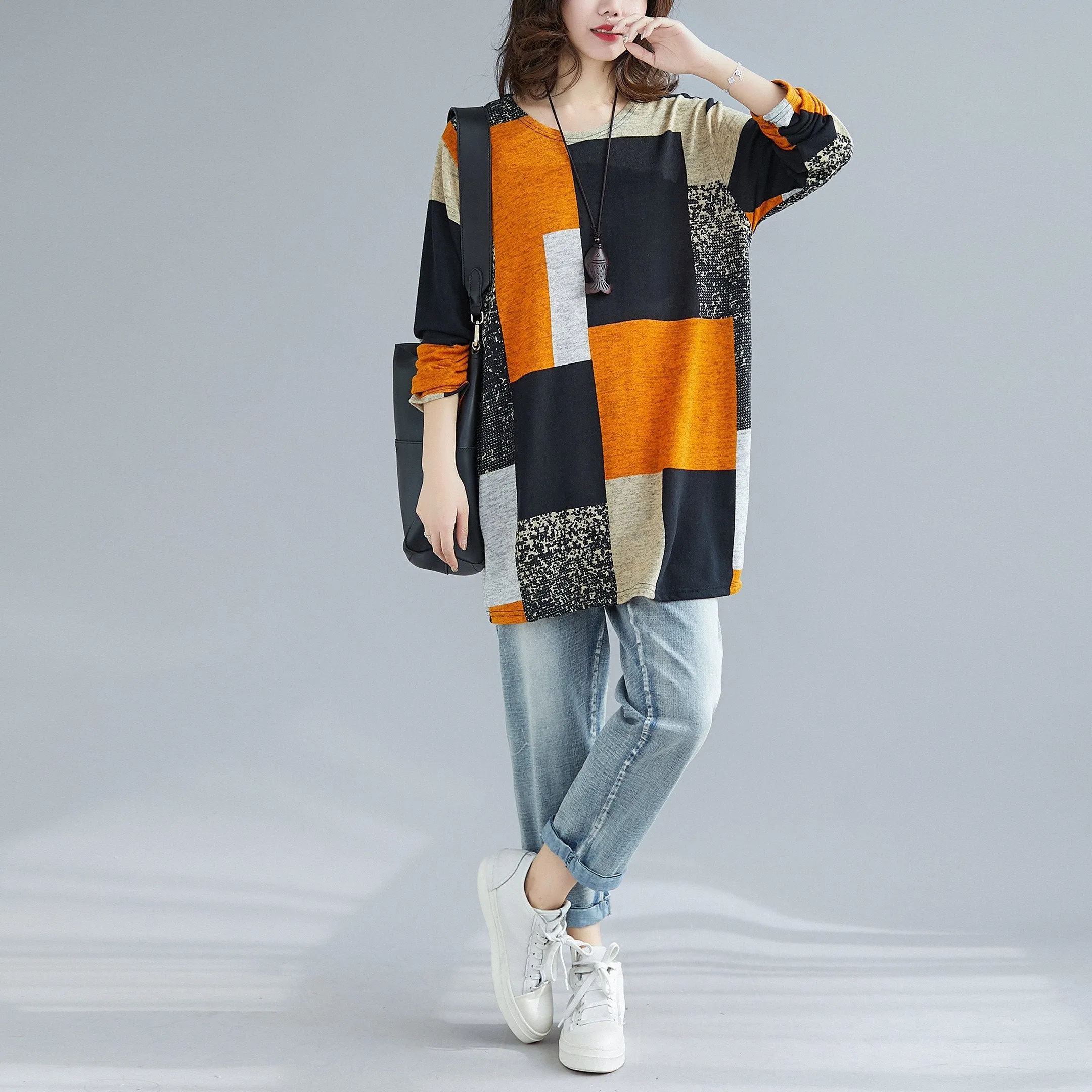 ellazhu Long Sleeve Tshirt Top GA2059