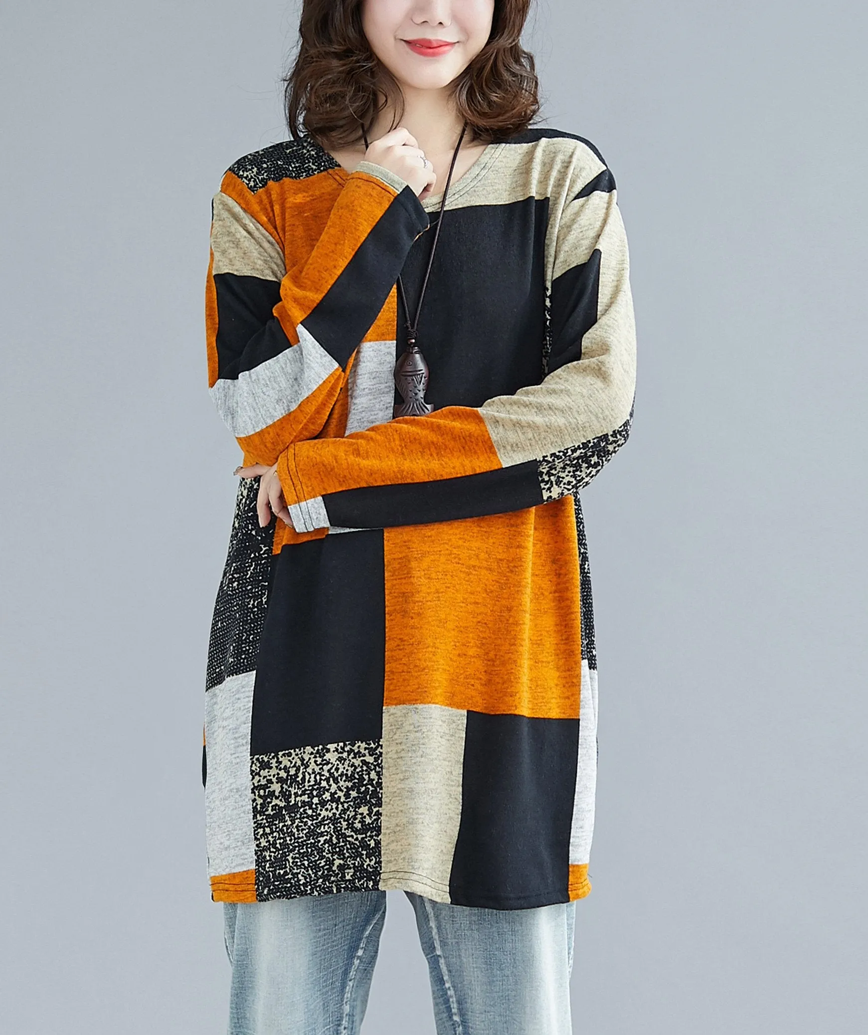 ellazhu Long Sleeve Tshirt Top GA2059