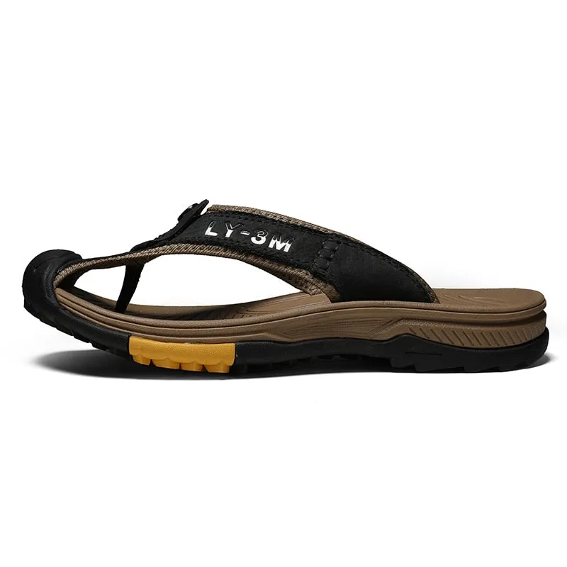 Genuine Cow Leather  Slippers