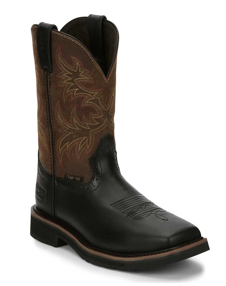 Justin Men's Driller 11 Inch CT Work Boot