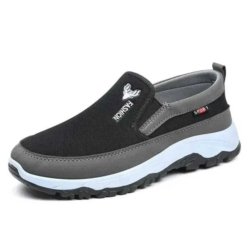 Men's Canvas Shoes with Soft Soles Casual Breathable Comfortable Men's Oxford Sneakers