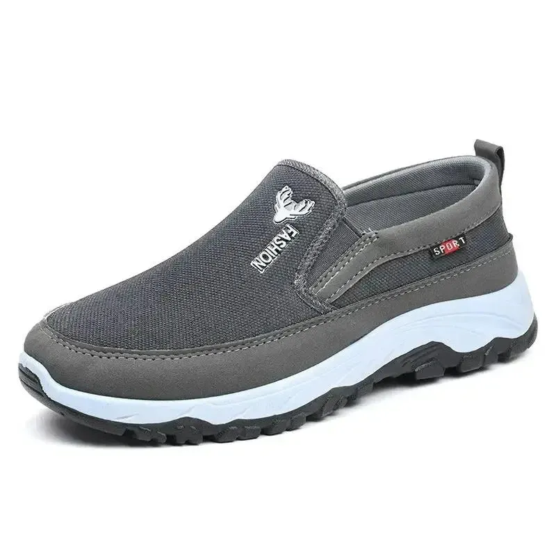 Men's Canvas Shoes with Soft Soles Casual Breathable Comfortable Men's Oxford Sneakers