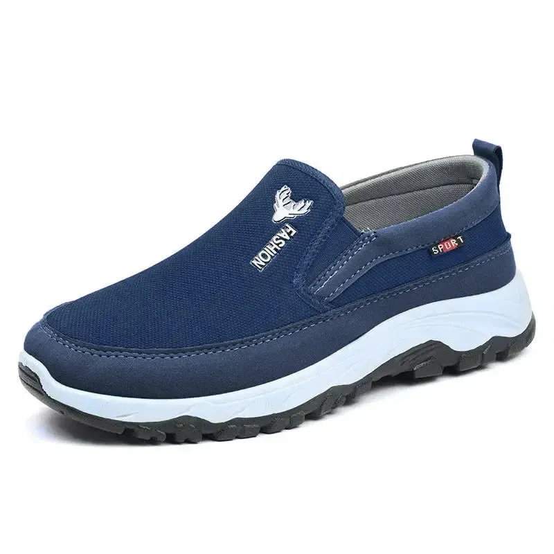 Men's Canvas Shoes with Soft Soles Casual Breathable Comfortable Men's Oxford Sneakers