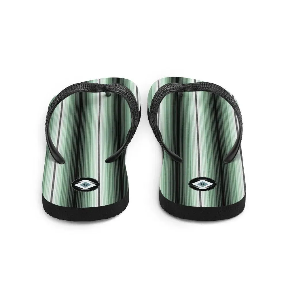 Mexican Serape Flip-Flops
