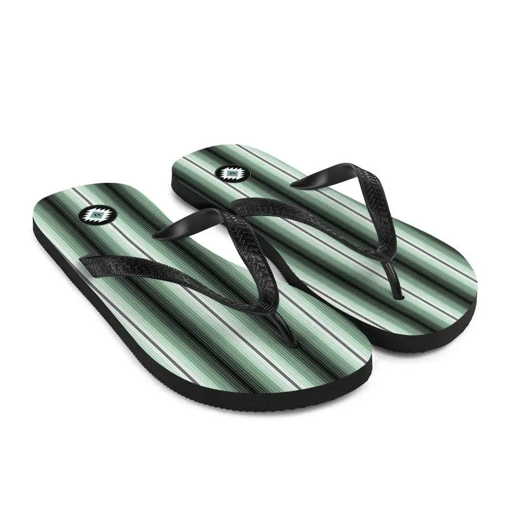 Mexican Serape Flip-Flops