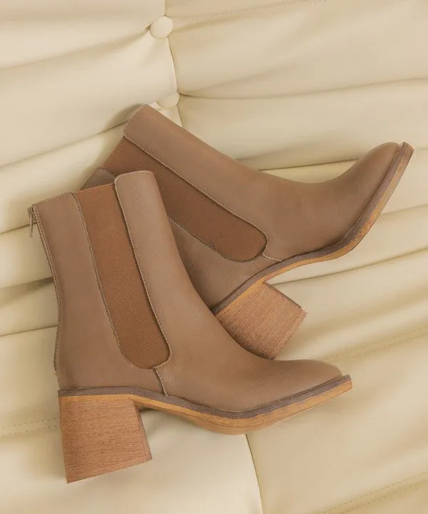 Moden Stylish Chelsea Heel Fashion Shoes Boots
