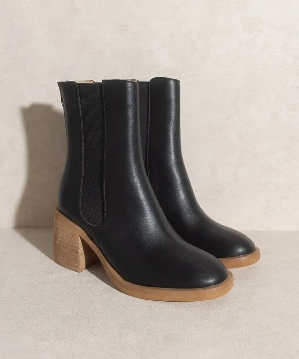Moden Stylish Chelsea Heel Fashion Shoes Boots