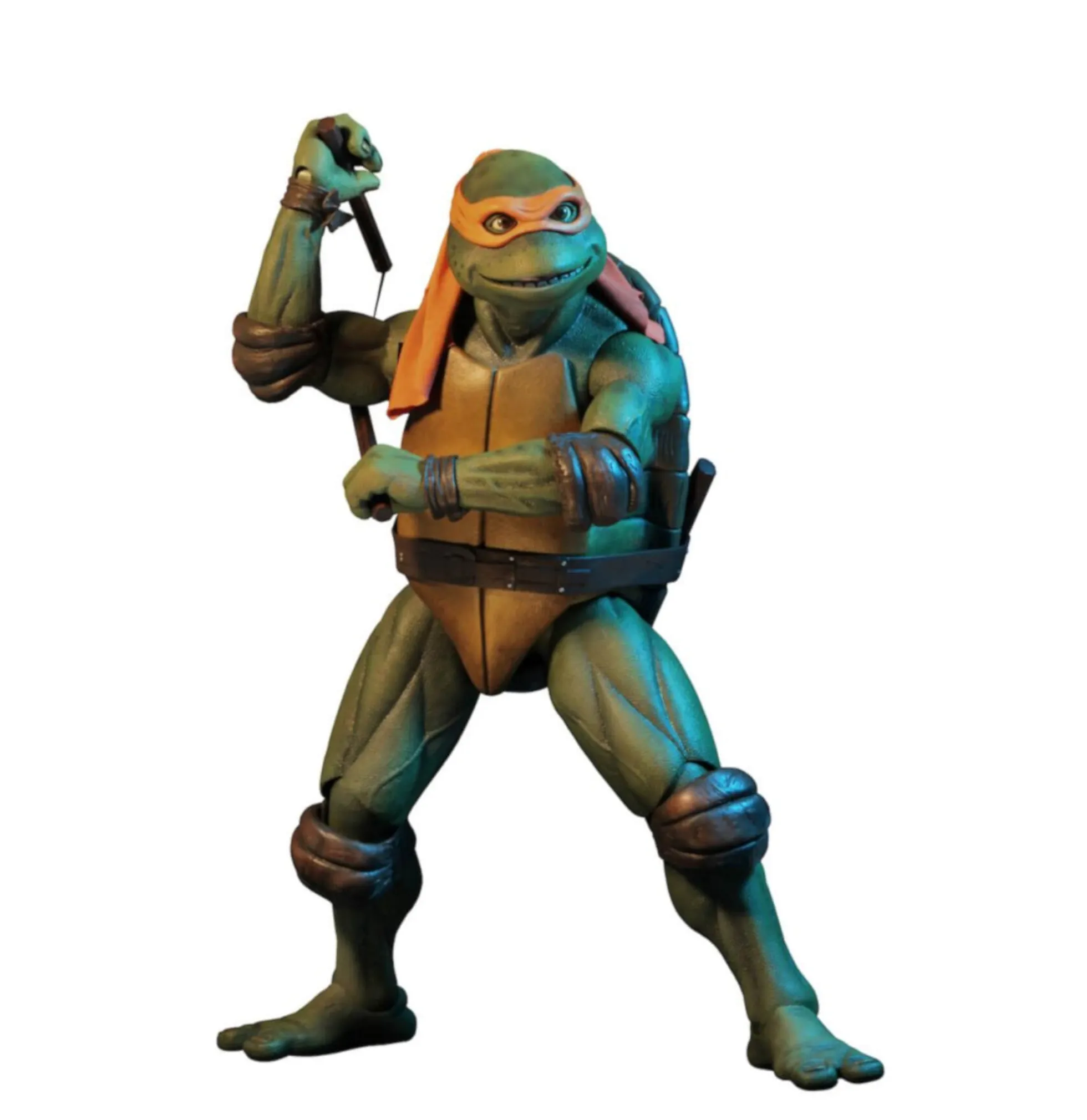 NECA Teenage Mutant Ninja Turtles (1990 Movie) 1/4 Scale Michelangelo Figure