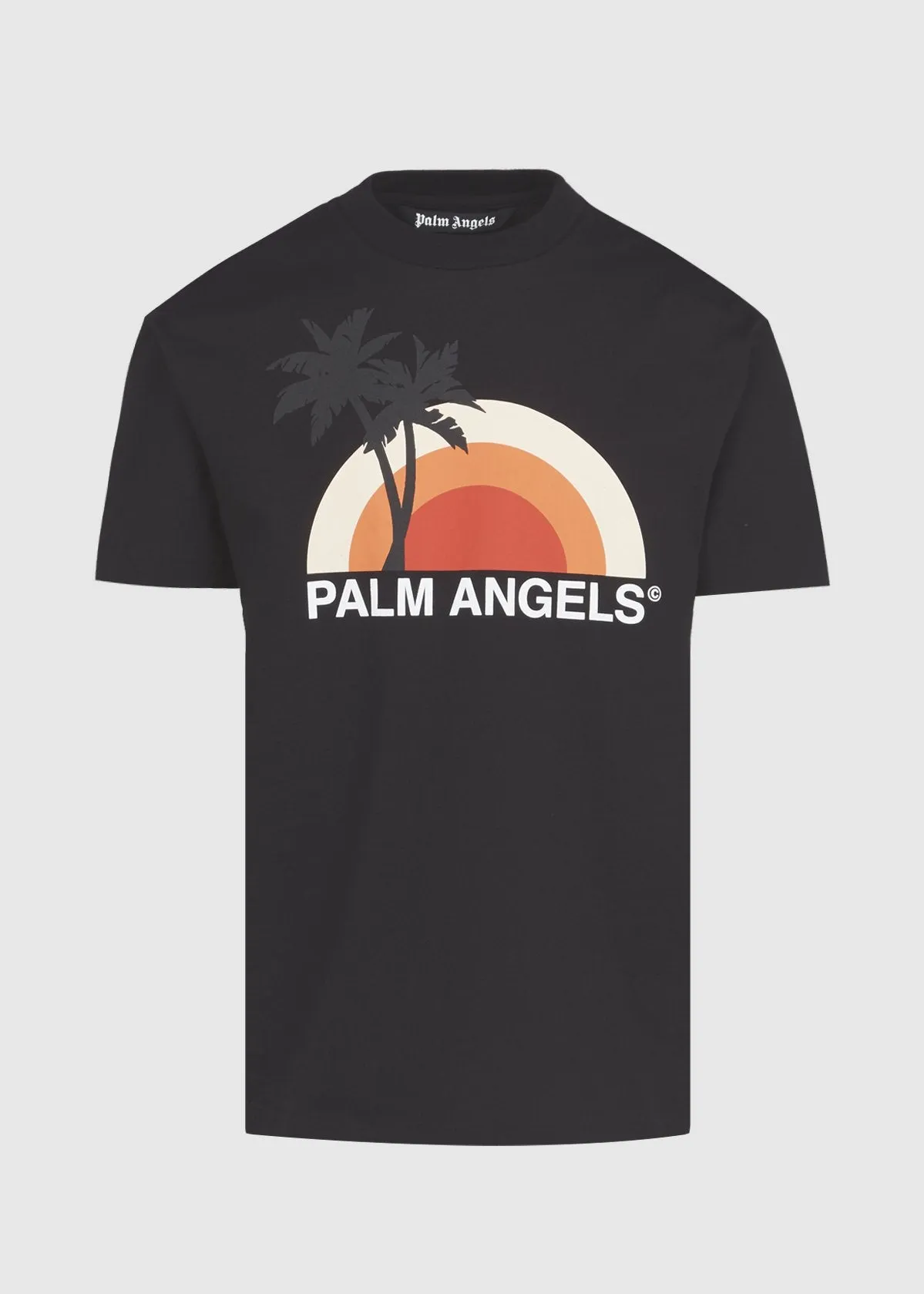 PALM ANGELS: SUNSET TEE [BLACK]