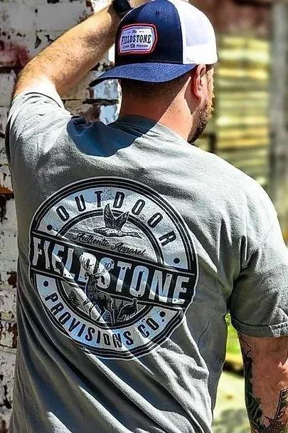 Patriotic Trucker Patch Hat by Fieldstone Outdoors