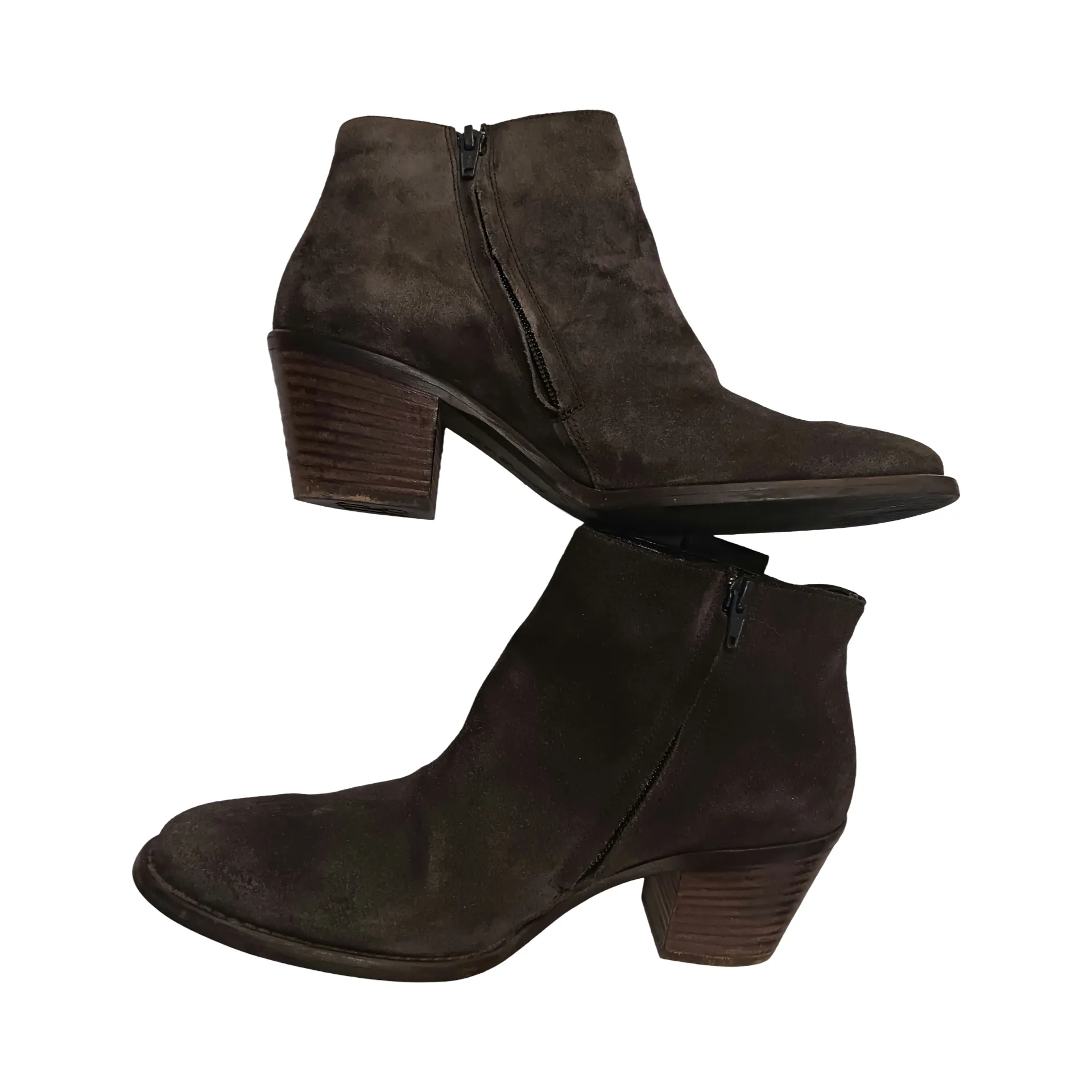 Paul Green Suede Booties, Size US 8.5