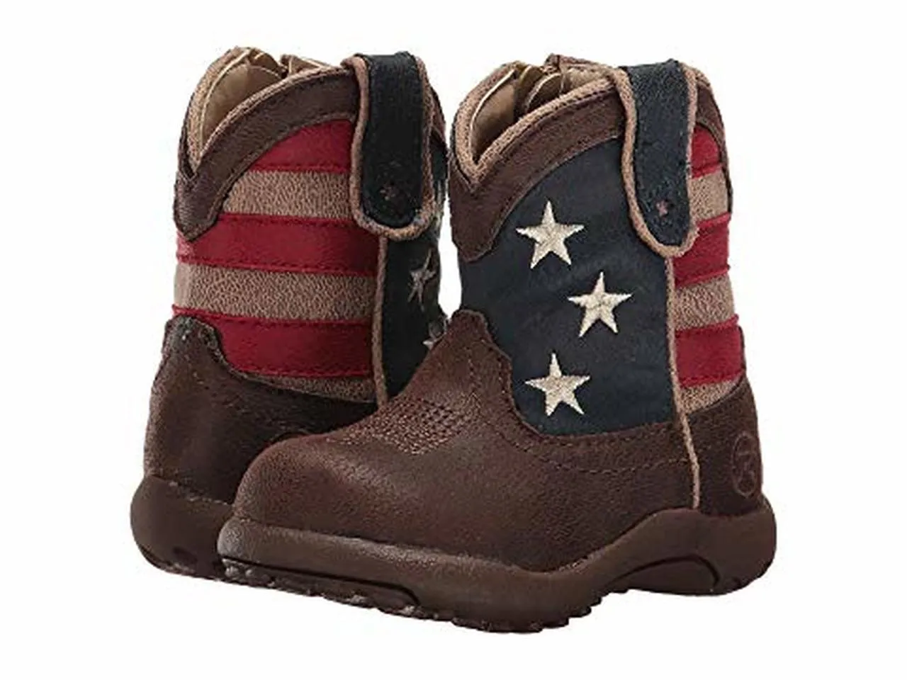 Roper Infant USA Flag Round Toe Boot Style 09-016-1902-0380