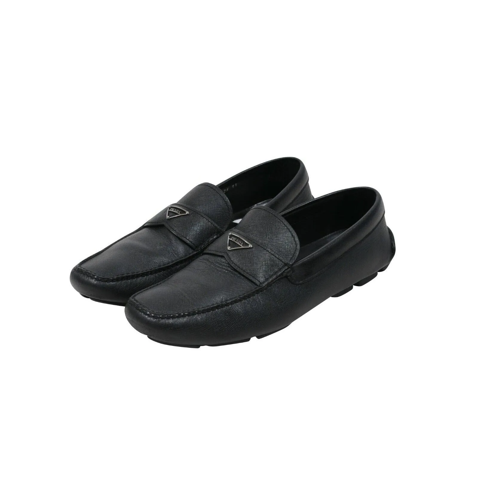Saffiano Leather Loafer Drivers Moccasin