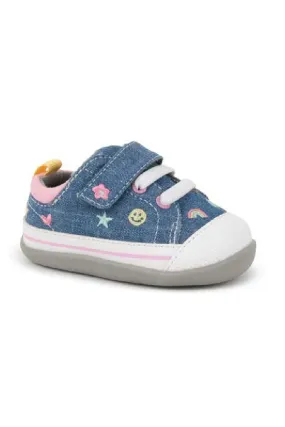 See Kai Run First Walker Stevie II in Chambray/Happy