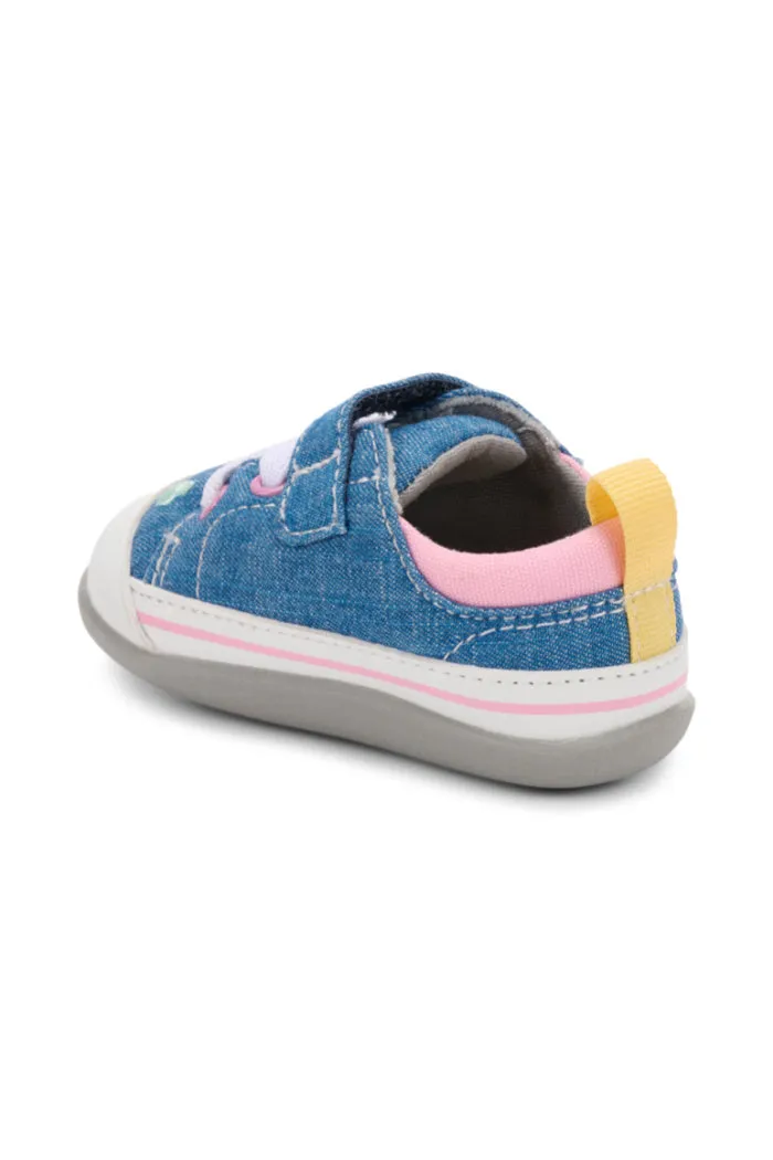 See Kai Run First Walker Stevie II in Chambray/Happy
