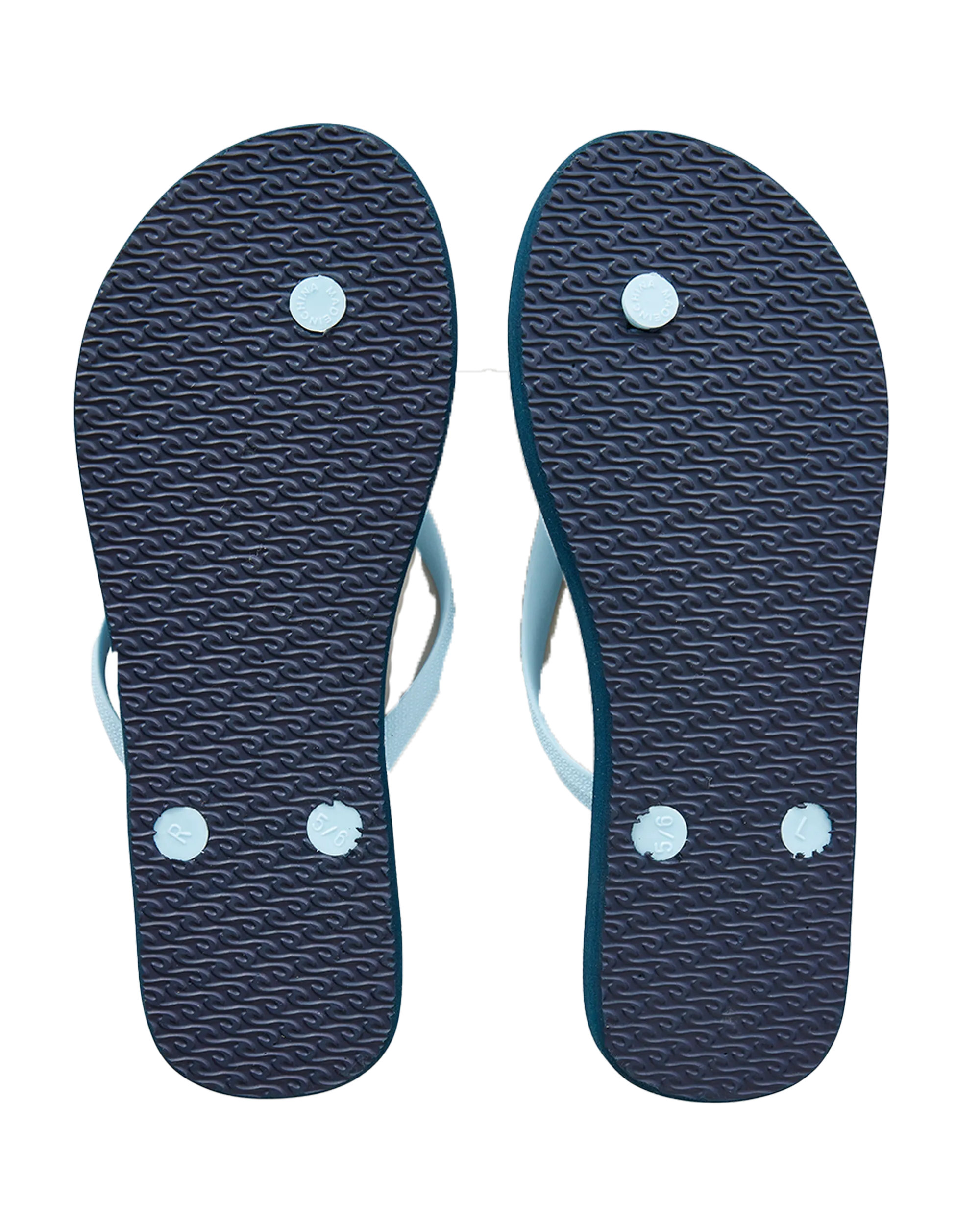 Surf Revival Bloom Flip Flops in Navy