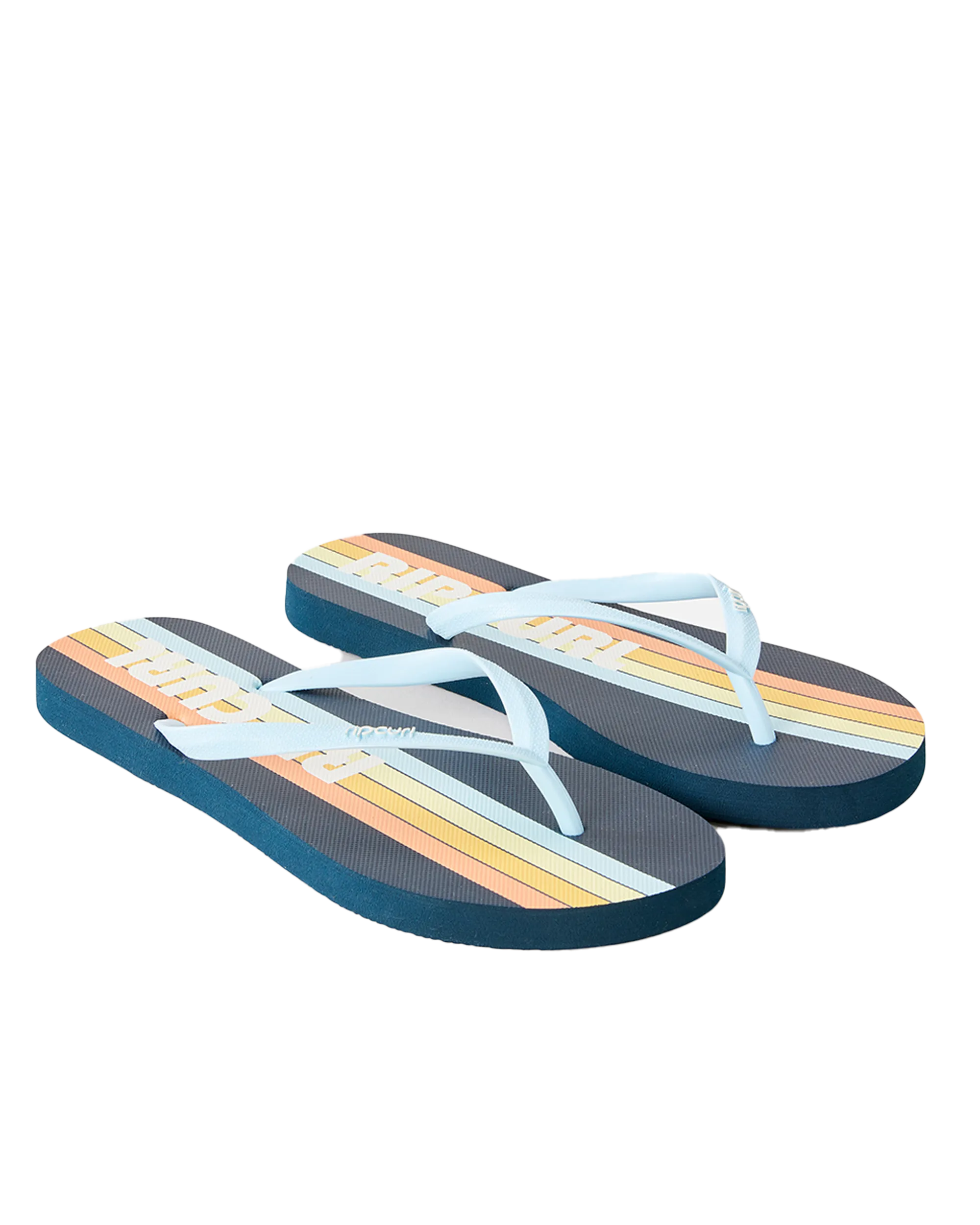 Surf Revival Bloom Flip Flops in Navy