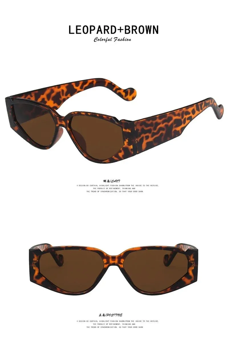 Vintage Polygon Sunglasses Women Luxury Brand Designer Sunglasses man 2022 High Quality Sunshade Glasses Gafas De Sol Hombre