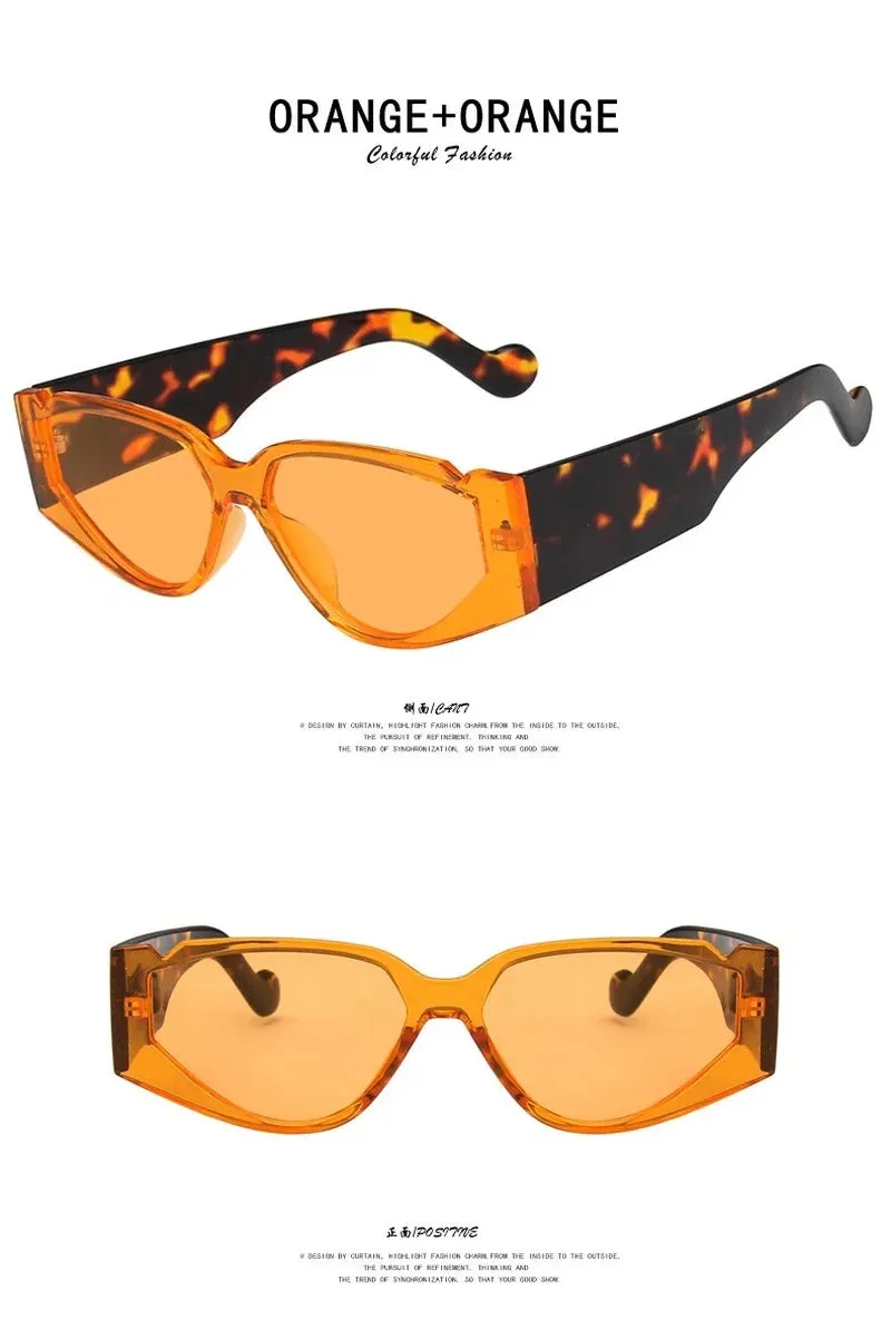 Vintage Polygon Sunglasses Women Luxury Brand Designer Sunglasses man 2022 High Quality Sunshade Glasses Gafas De Sol Hombre