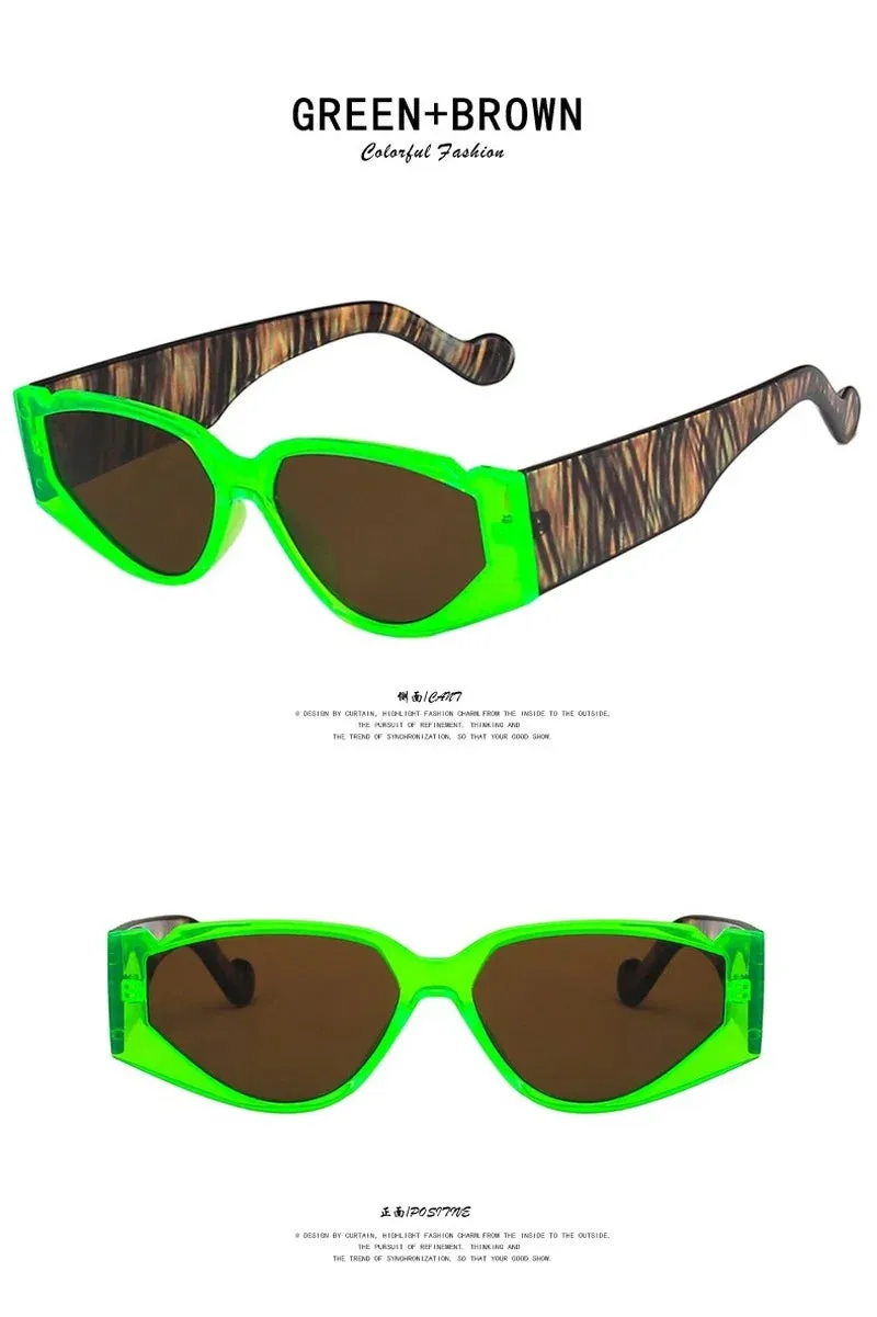 Vintage Polygon Sunglasses Women Luxury Brand Designer Sunglasses man 2022 High Quality Sunshade Glasses Gafas De Sol Hombre