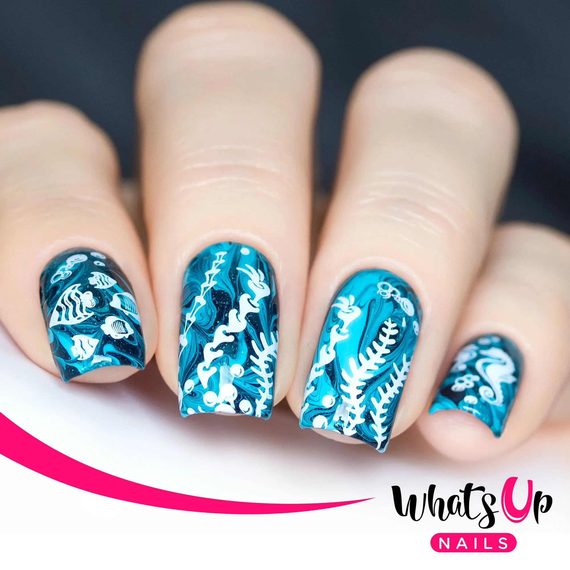 Whats Up Nails - A019 Beach Mode Stamping Plate