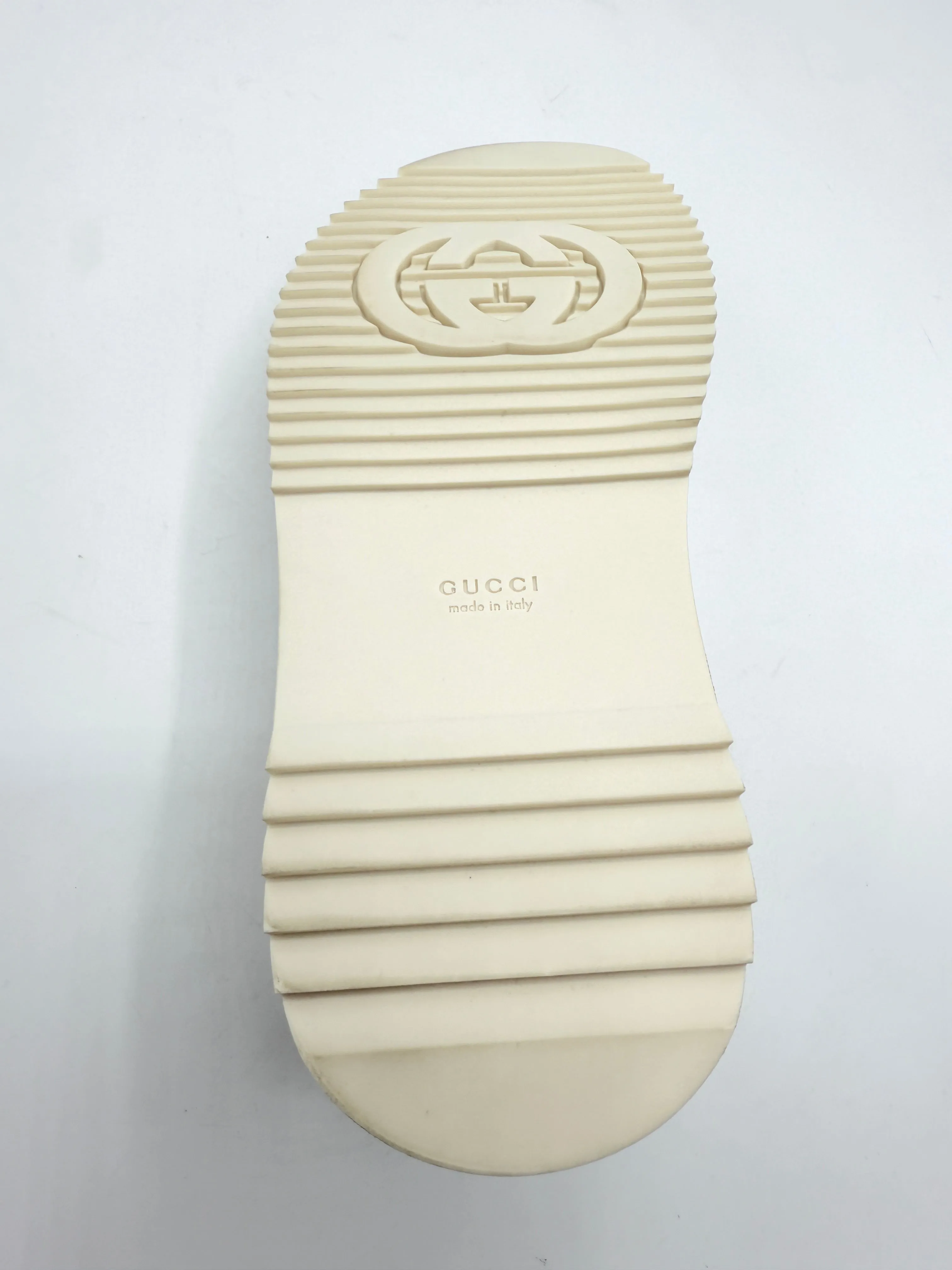 White GG Supreme Platform Shoes Sz 36.5